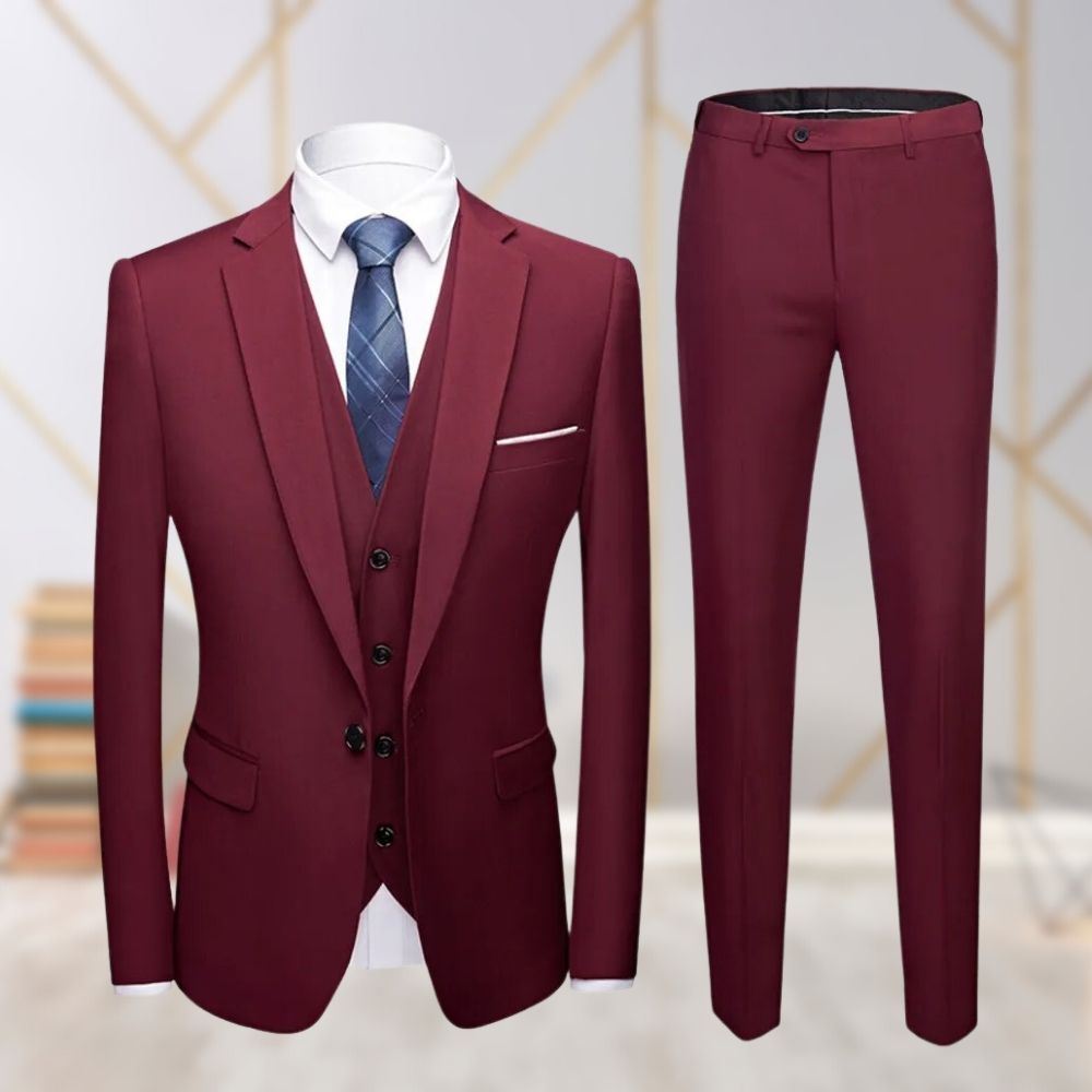 Fausto™ - Stilig Tredelt Herreantrekk