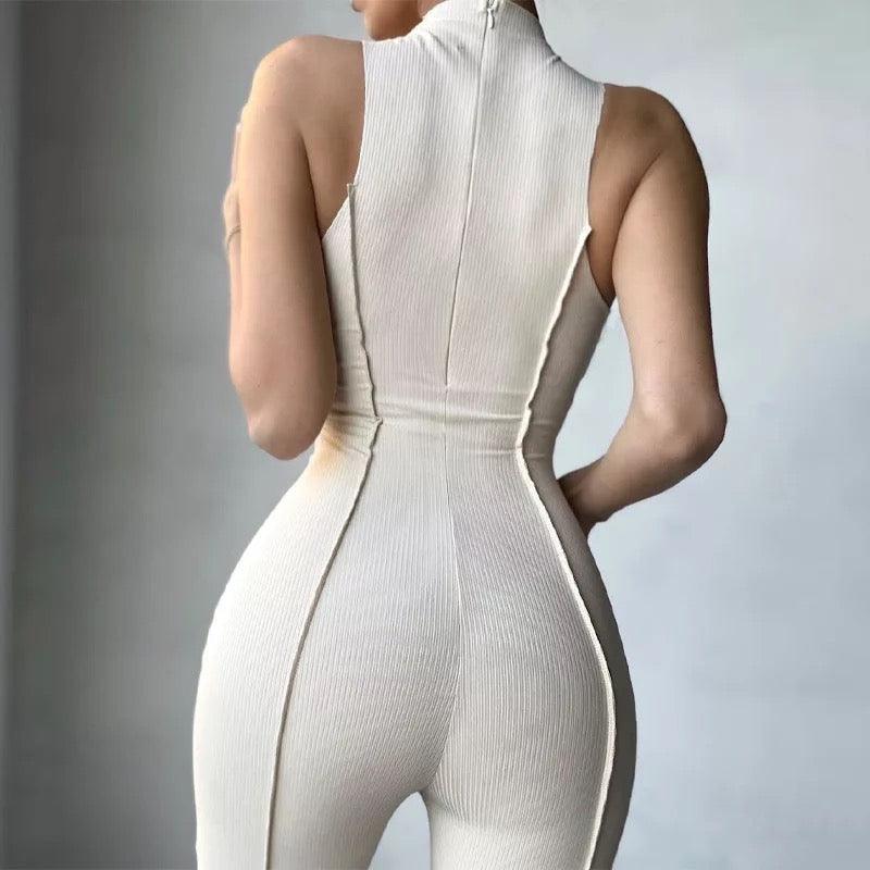 NIKA JUMPSUIT - HVIT