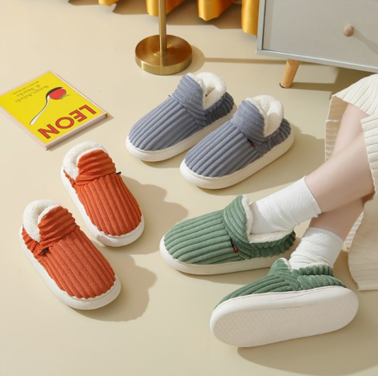 CozyGrip™ - Antiskli Bomullstøfler