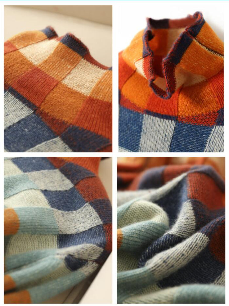 Zoë - Färgglad, mjuk och varm kashmirtröja